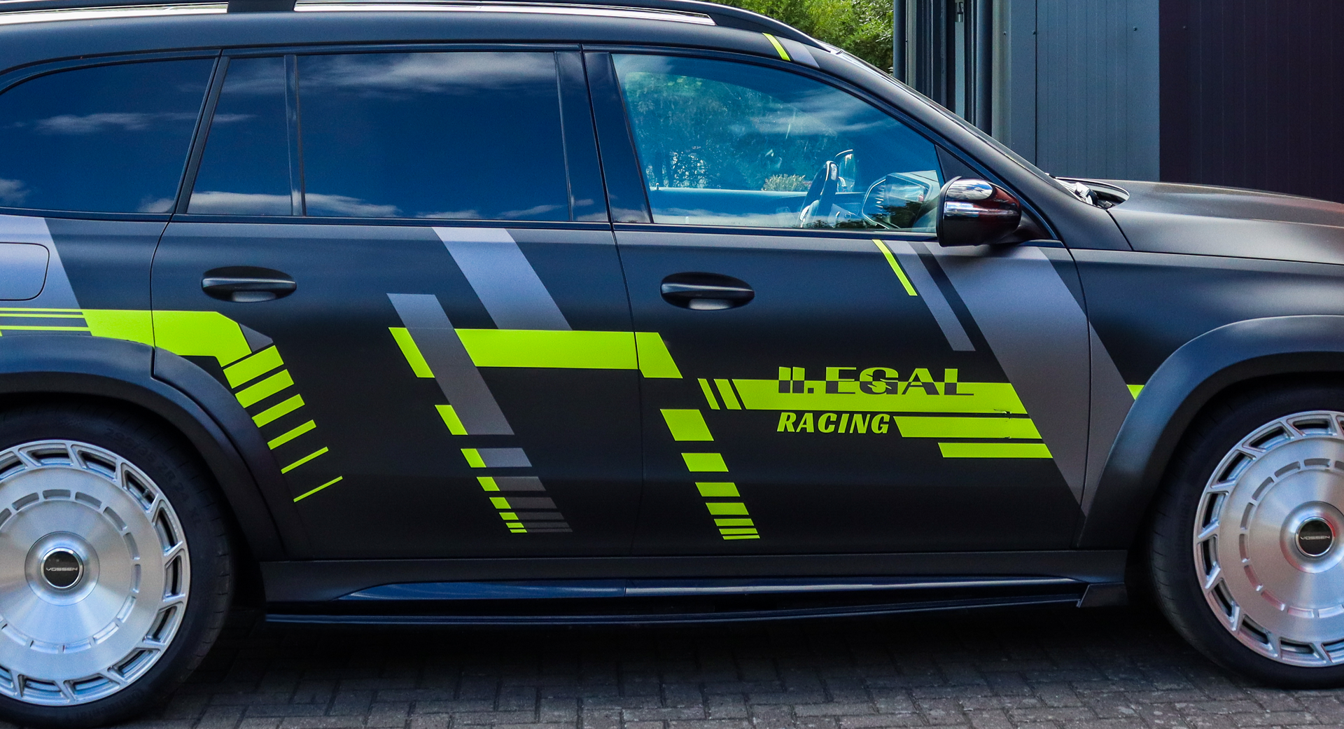 CUP Seitenschwellersatz mit Wing vorne für Mercedes GLS 63 AMG 4 Matic