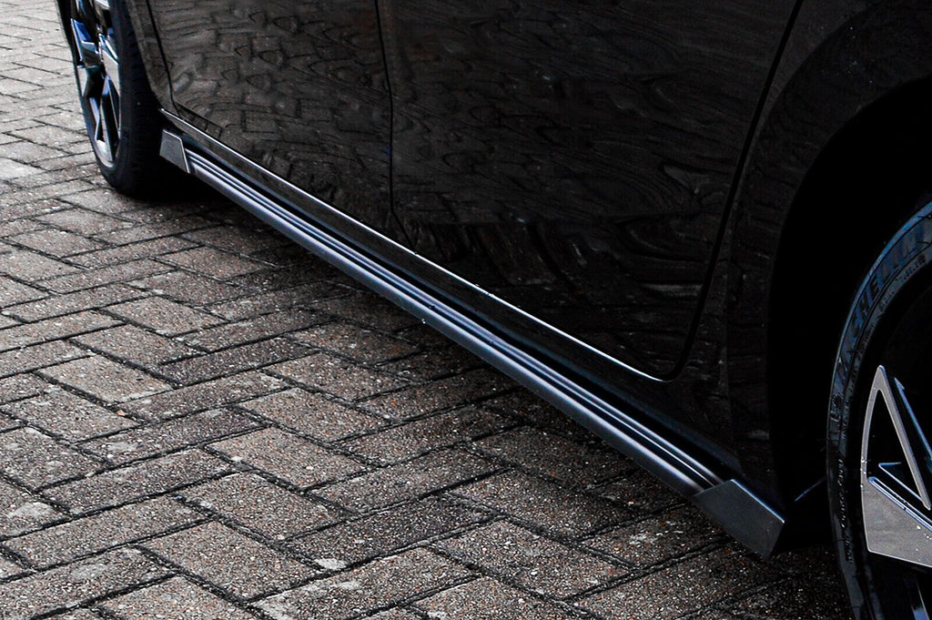 CUP Seitenschweller aus ABS mit Wing vorn + hinten für Opel Astra L