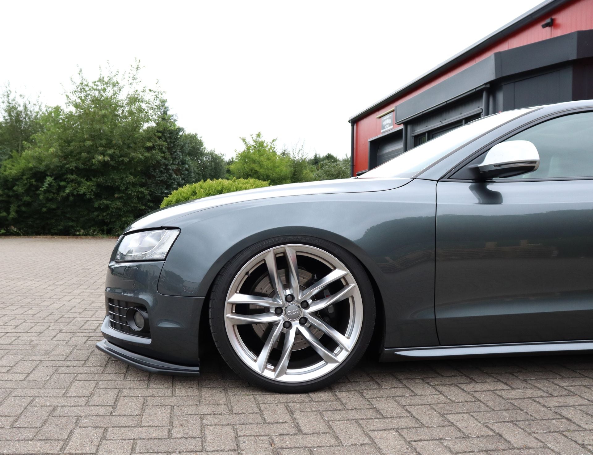 Cuplippe Frontspoilerlippe aus ABS für Audi S5 B8 Bj.: 2007-2011