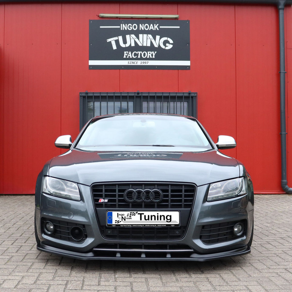 Ingo Noak Tuning ABS Frontspoilerlippe für Audi A5 B8 2007-2011, schwarze Autoteile, Detailaufnahme
