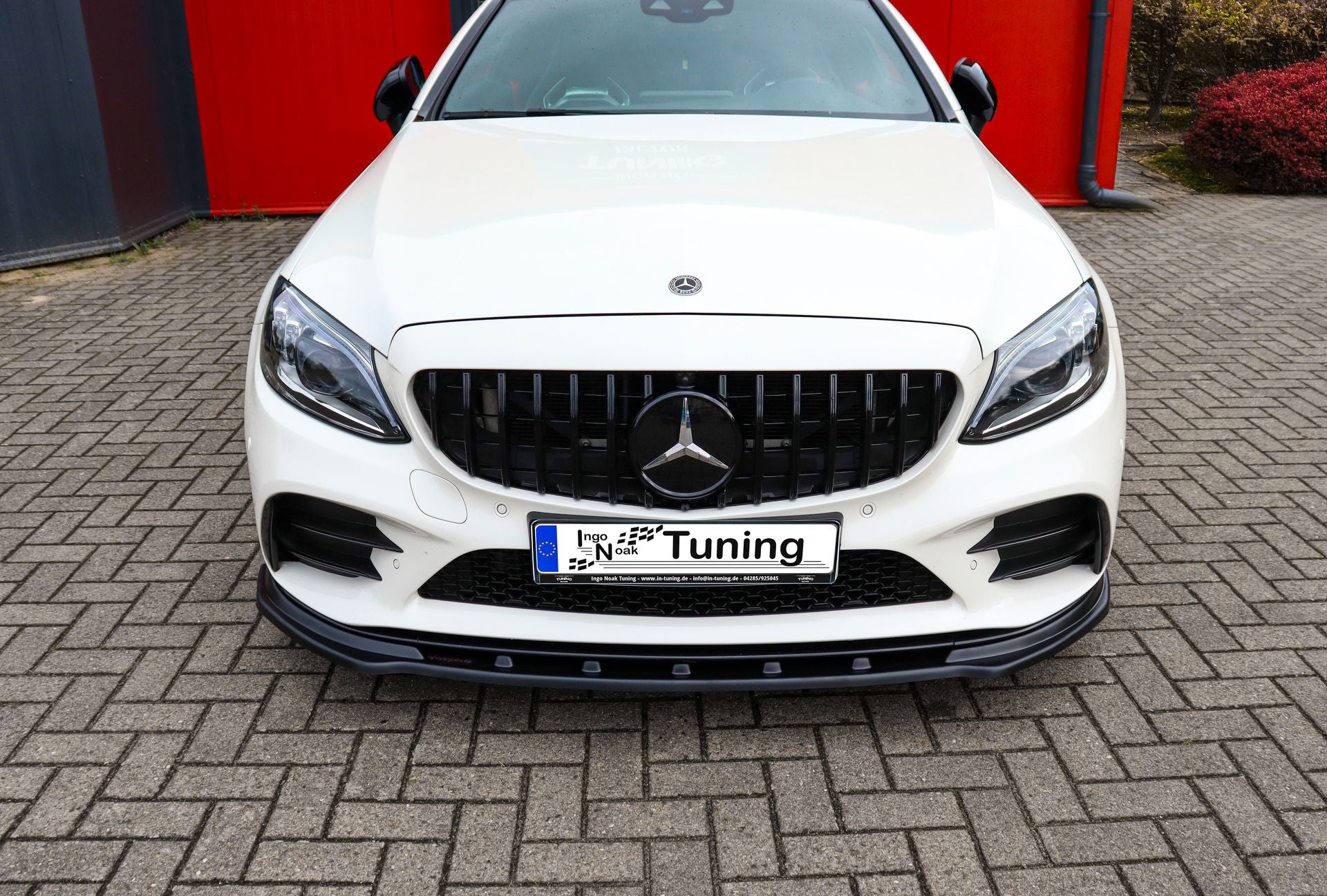 Cuplippe Frontspoilerlippe aus ABS für Mercedes Benz C43 AMG Facelift