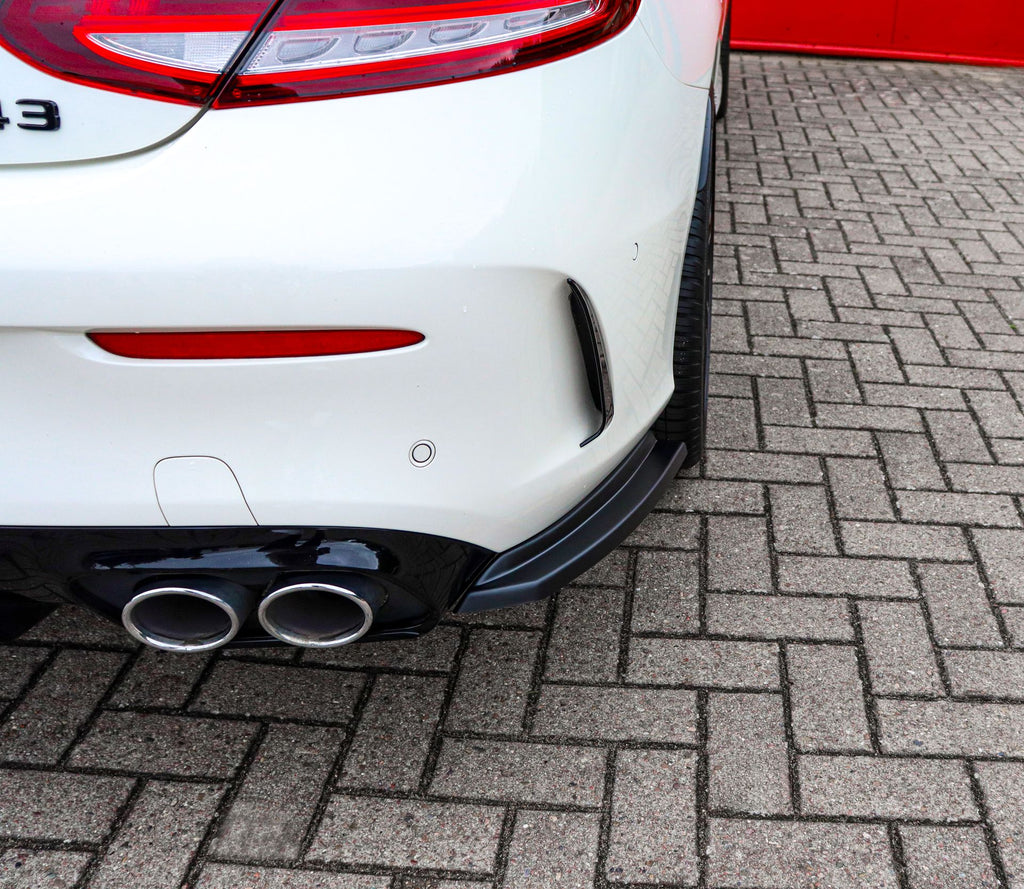 Heckansatz Seitenteile aus ABS für Mercedes Benz C43 AMG Facelift