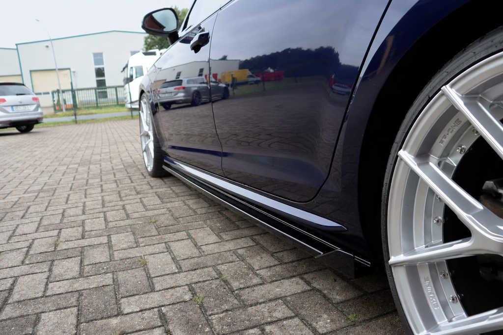 Seitenschweller mit Wing für Audi A4 B9 S-Line Facelift Competition