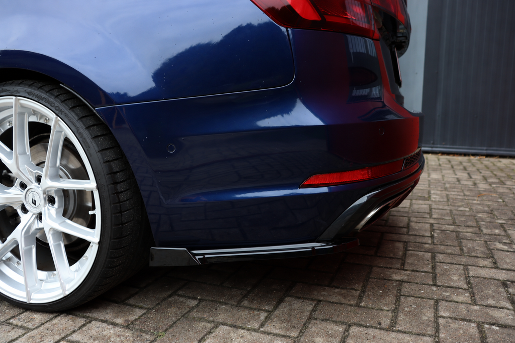 Heckansatz Seitenteile mit Wings für Audi A4 B9 S-Line Facelift Competition