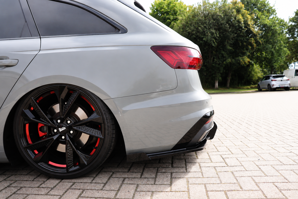 Heckansatz Seitenteile mit Wing für Audi A4 B9 8W S-Line Facelift