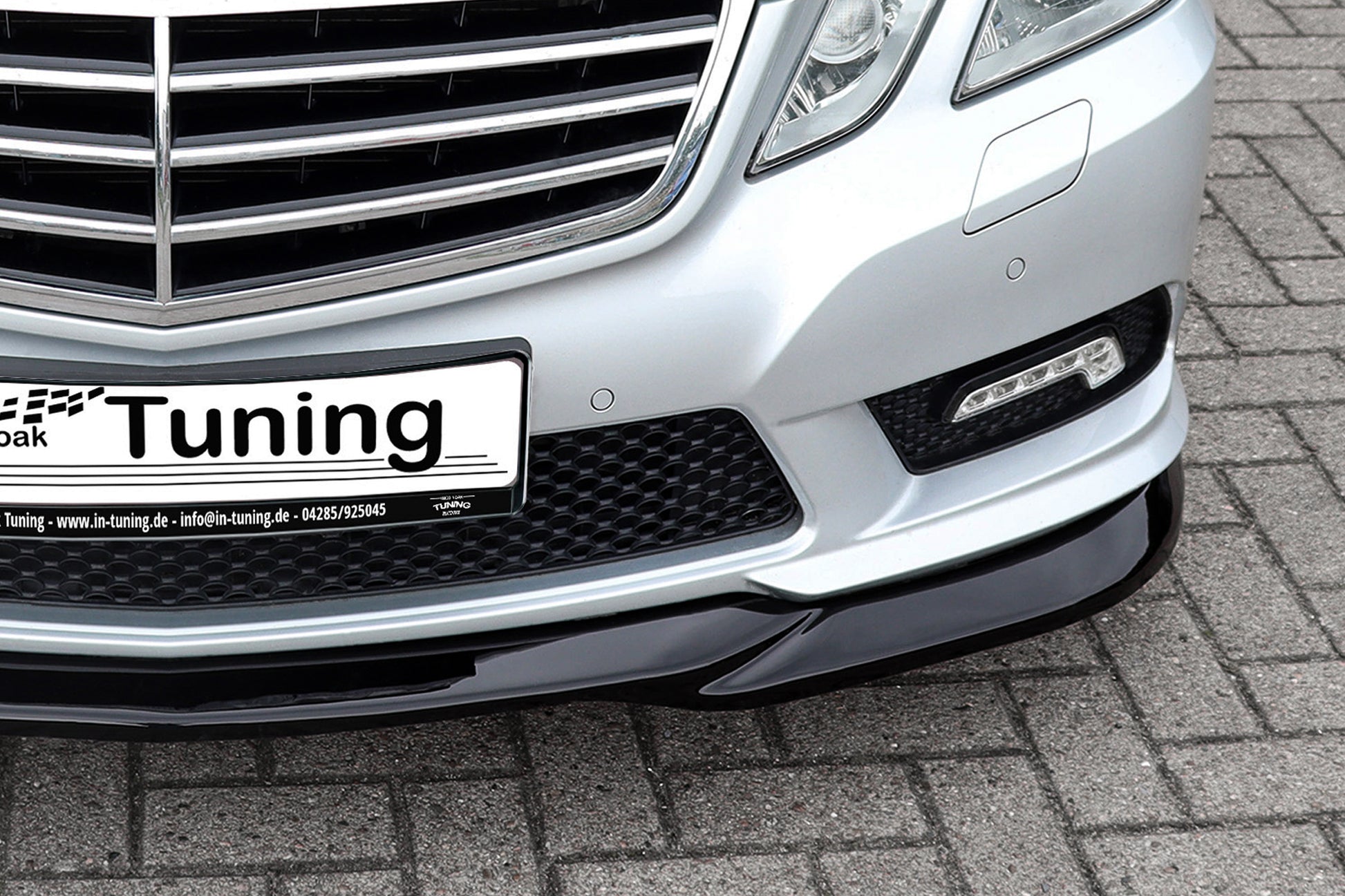 CUP Frontspoilerlippe aus ABS für Mercedes Benz E Klasse W212