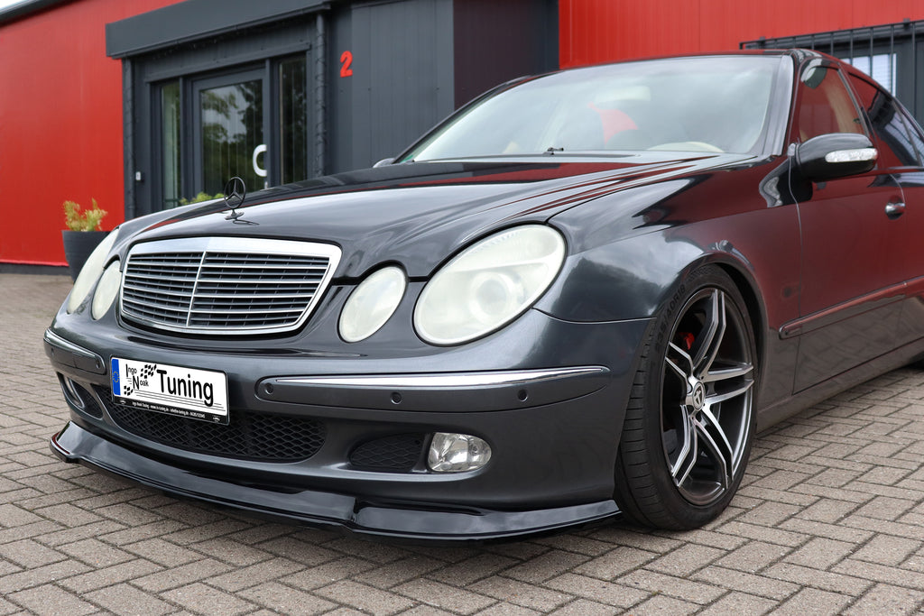 CUP Frontspoilerlippe aus ABS für Mercedes Benz E Klasse W211