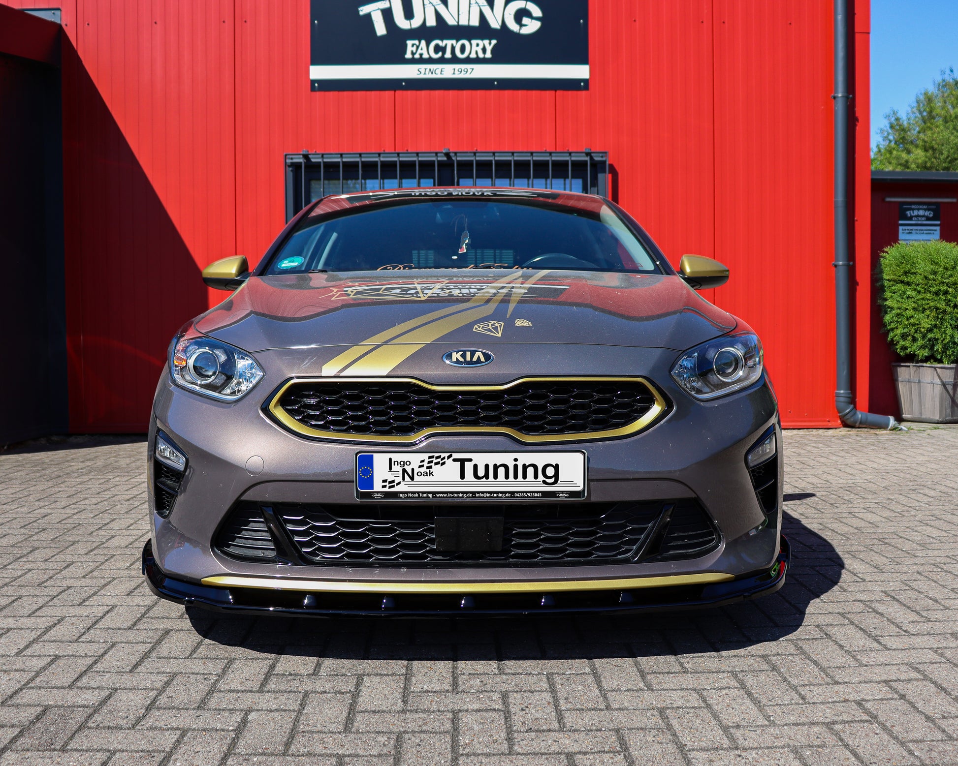 CUP Frontspoilerlippe mit Wing für Kia Ceed CD Standard