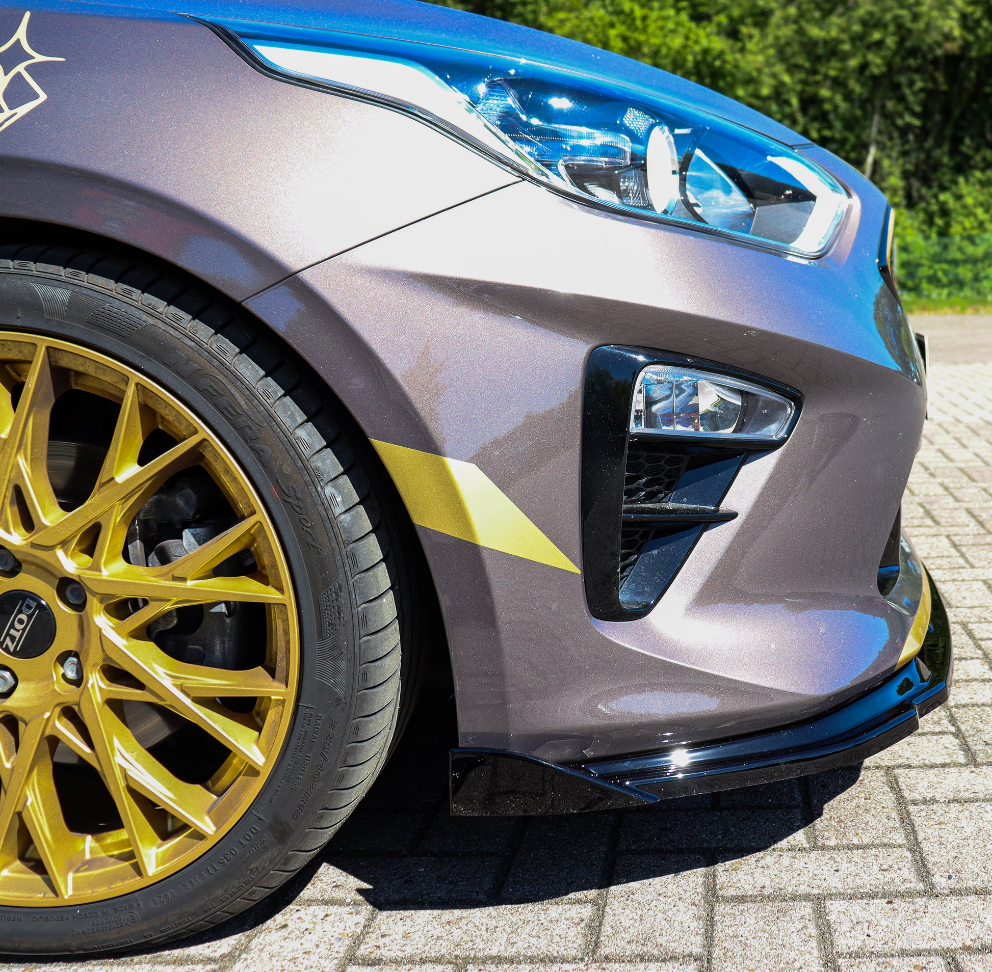 CUP Frontspoilerlippe mit Wing für Kia Ceed CD Standard