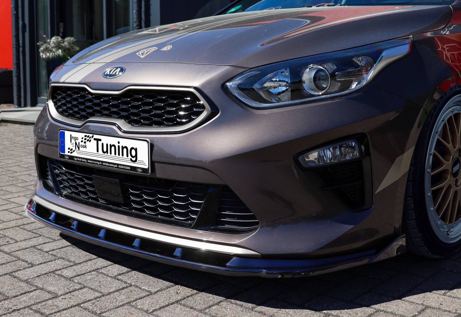 CUP Frontspoilerlippe mit Wing für Kia Ceed CD Standard