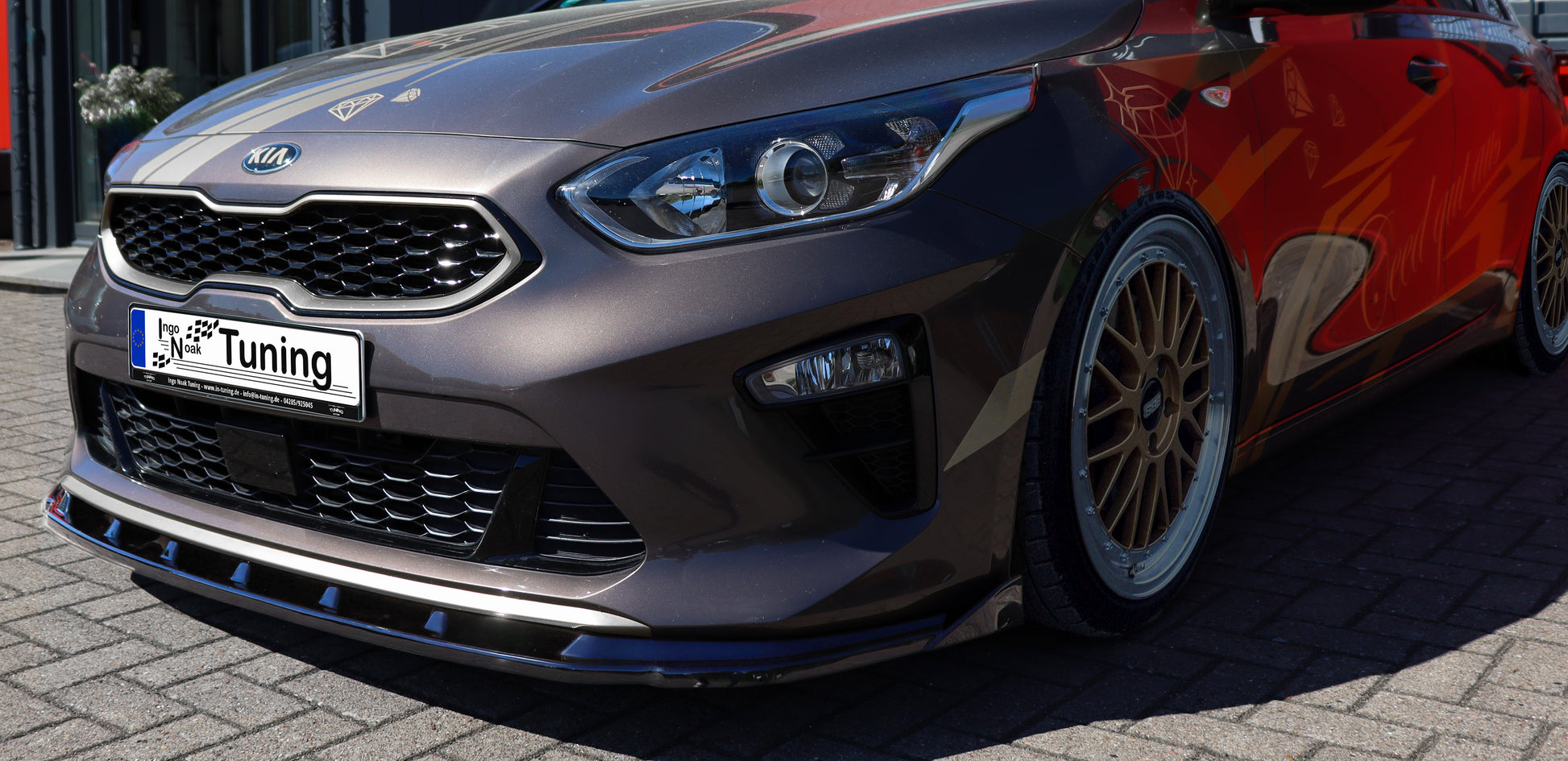 CUP Frontspoilerlippe mit Wing für Kia Ceed CD Standard