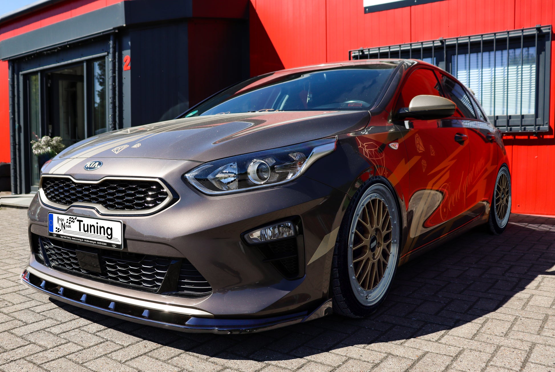 CUP Frontspoilerlippe mit Wing für Kia Ceed CD Standard