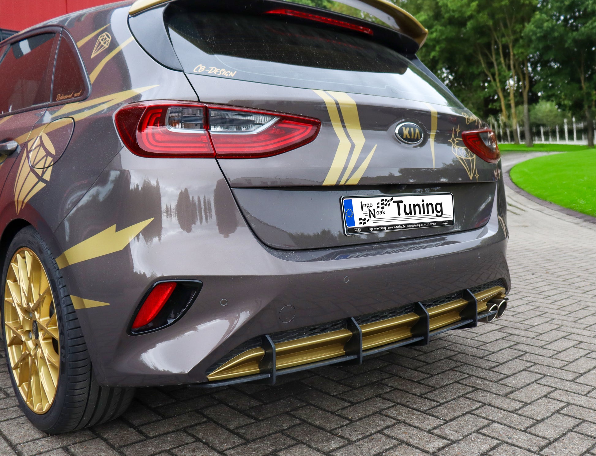 Heckdiffusor Diffusor für Kia Ceed STandard ab Bj. 2018-2021