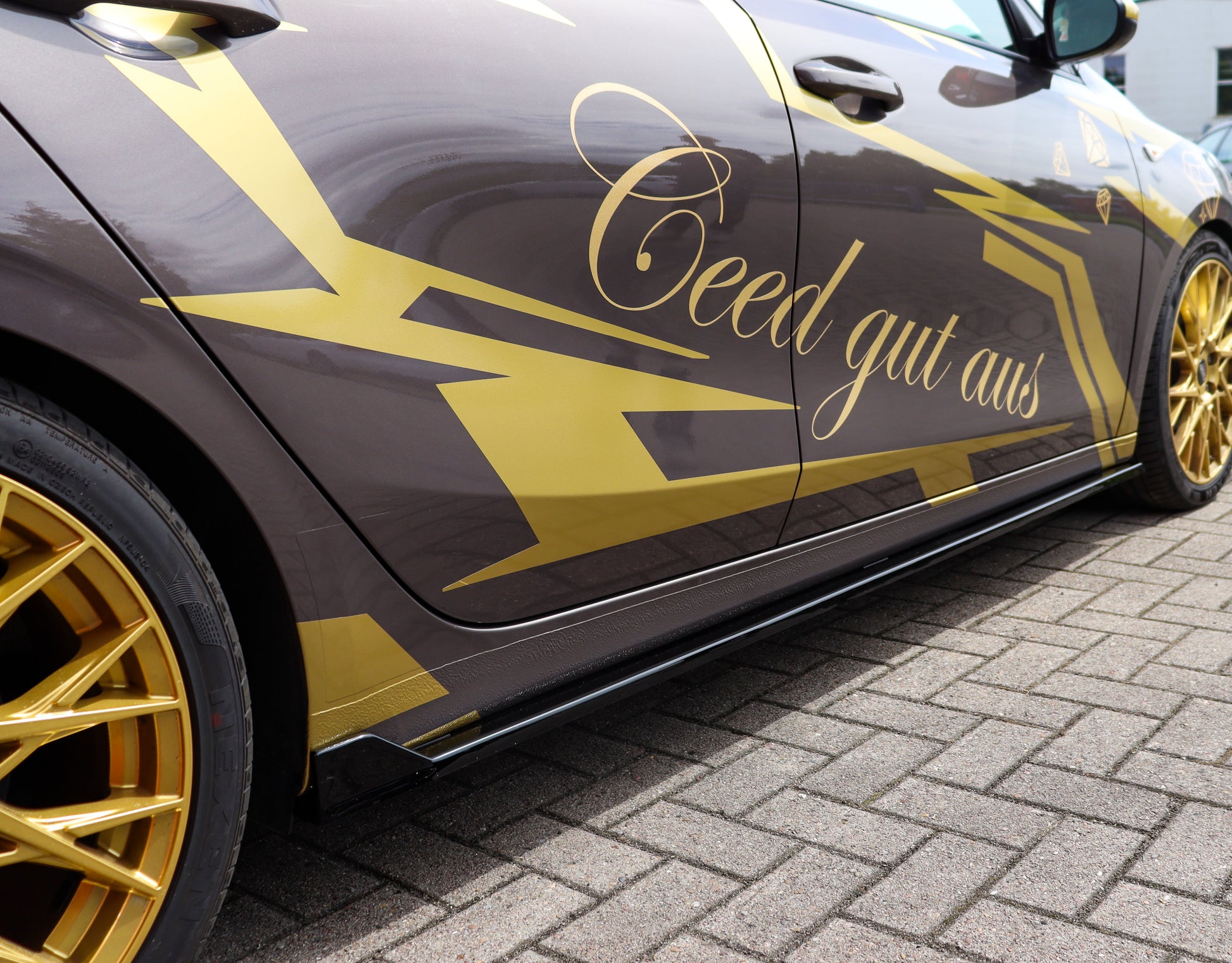 CUP Seitenschweller mit Wing hinten für Kia Ceed CD Standard