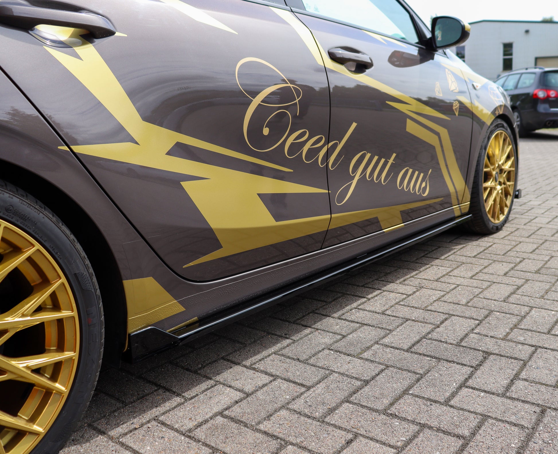 CUP Seitenschweller mit Wing hinten für Kia Ceed CD Standard