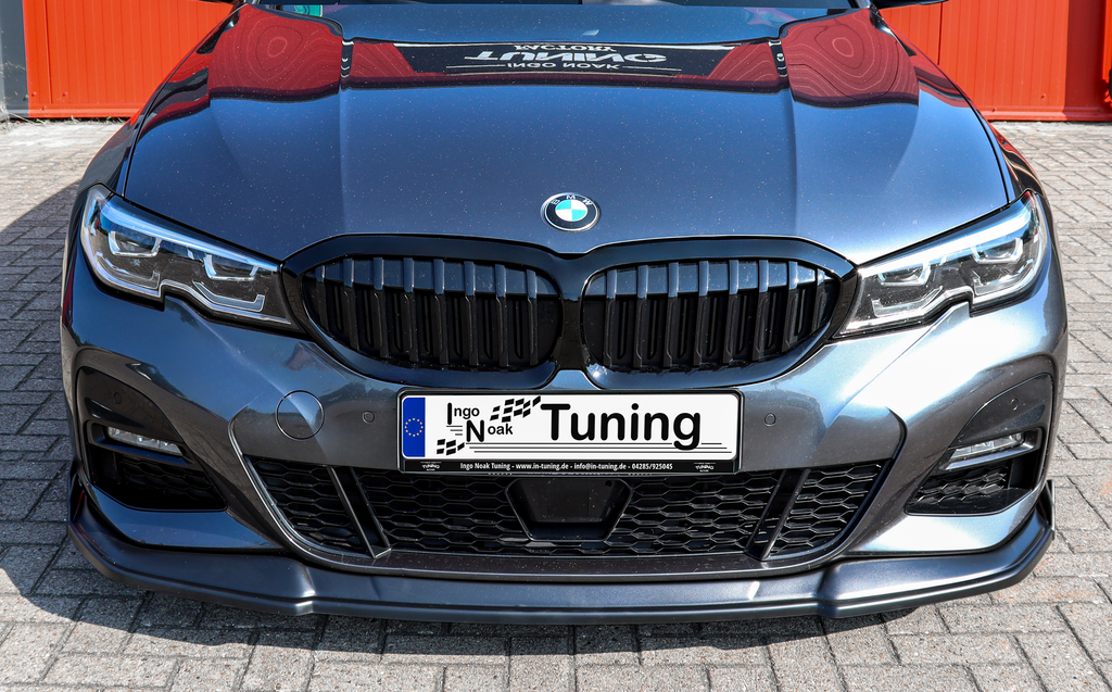 Frontspoiler Cuplippe mit Wings aus ABS für BMW 3er G20 G21 M-Paket, Ingo Noak Tuning, sichtbare spoilerartige Details