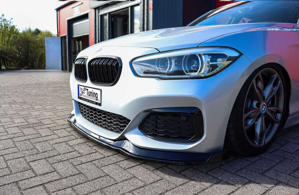 Frontspoilerlippe mit Wing für BMW 1er F20 M-140i, Ingo Noak Tuning, aus ABS, sichtbare Aerodynamikteile