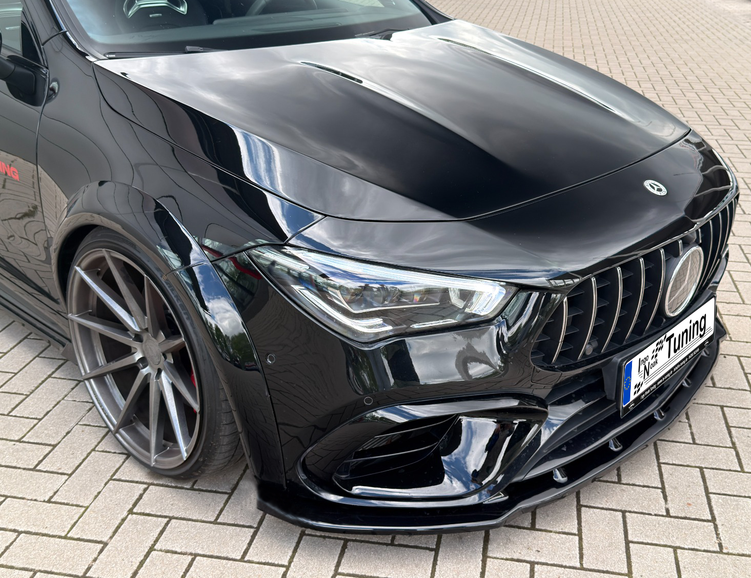 CUP Frontspoilerlippe aus ABS für Mercedes CLA 35/45 AMG Aeropaket