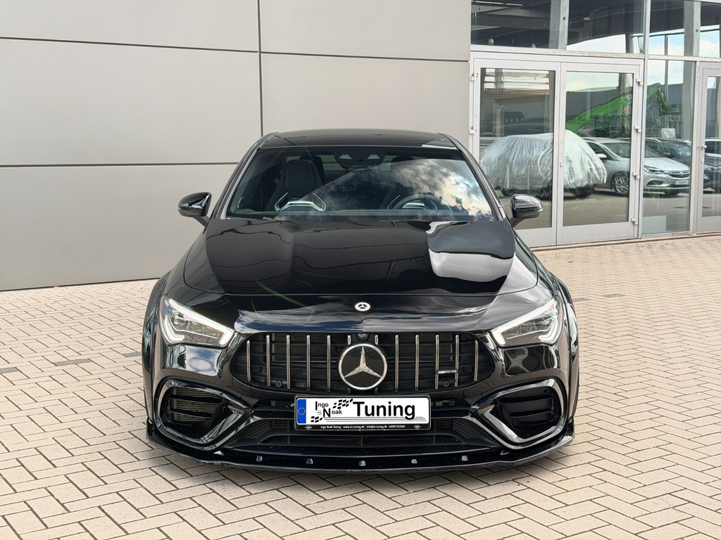 CUP Frontspoilerlippe mit Wings aus ABS für Mercedes CLA 35/45 AMG Aeropaket