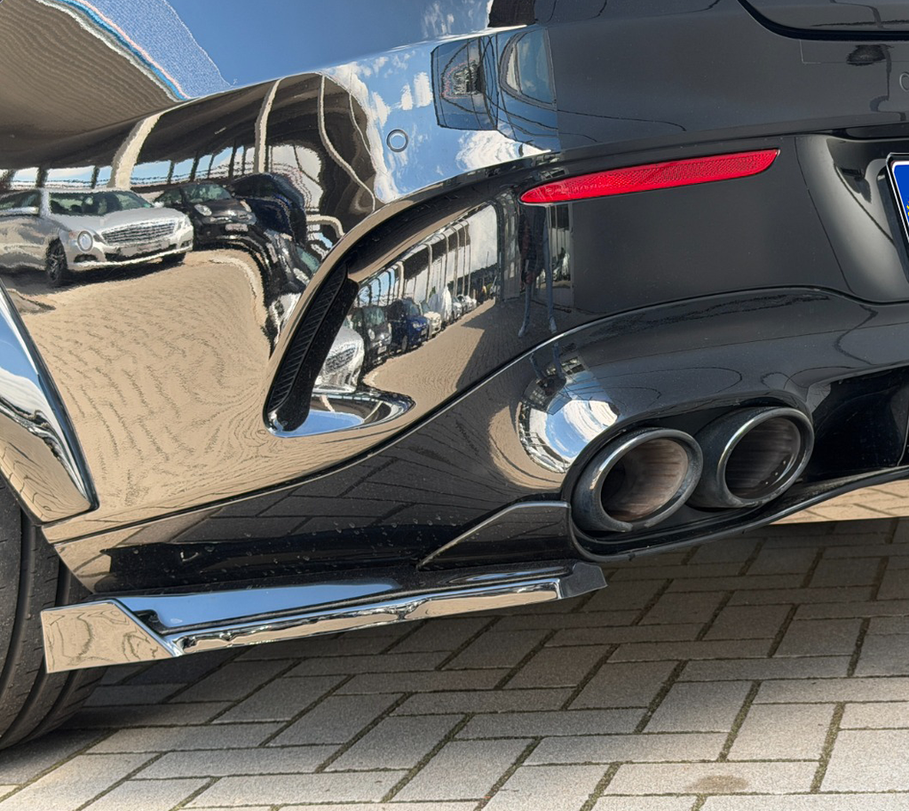 Heckansatz Seitenteile mit Wings aus ABS für Mercedes CLA 35 AMG / CLA 45 AMG