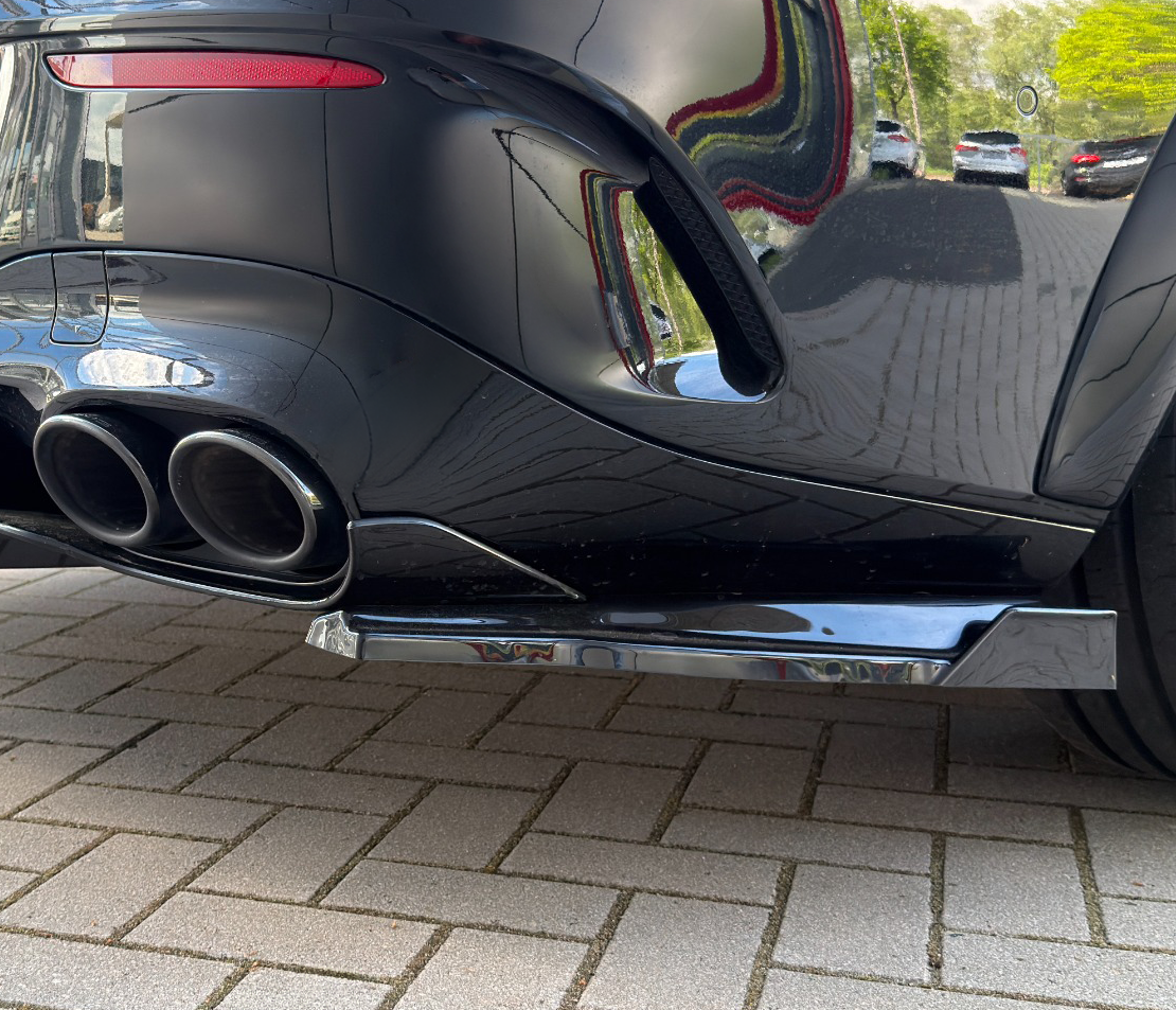 Heckansatz Seitenteile mit Wings aus ABS für Mercedes CLA 35 AMG / CLA 45 AMG