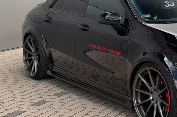 CUP Seitenschweller mit Wing aus ABS für Mercedes CLA 35/45 AMG