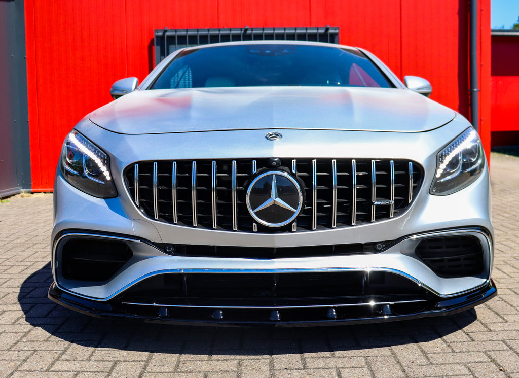 CUP Frontspoilerlippe aus ABS für Mercedes S-Coupe AMG + AMG-Line