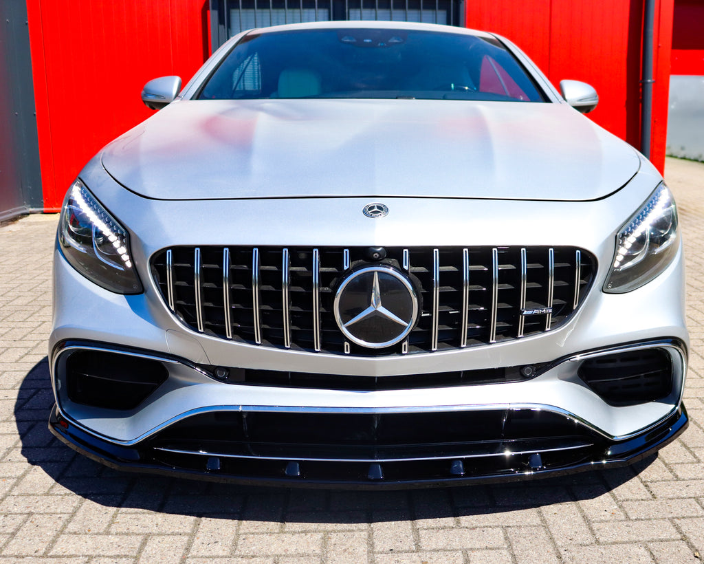 CUP Frontspoilerlippe aus ABS für Mercedes S-Coupe AMG + AMG-Line