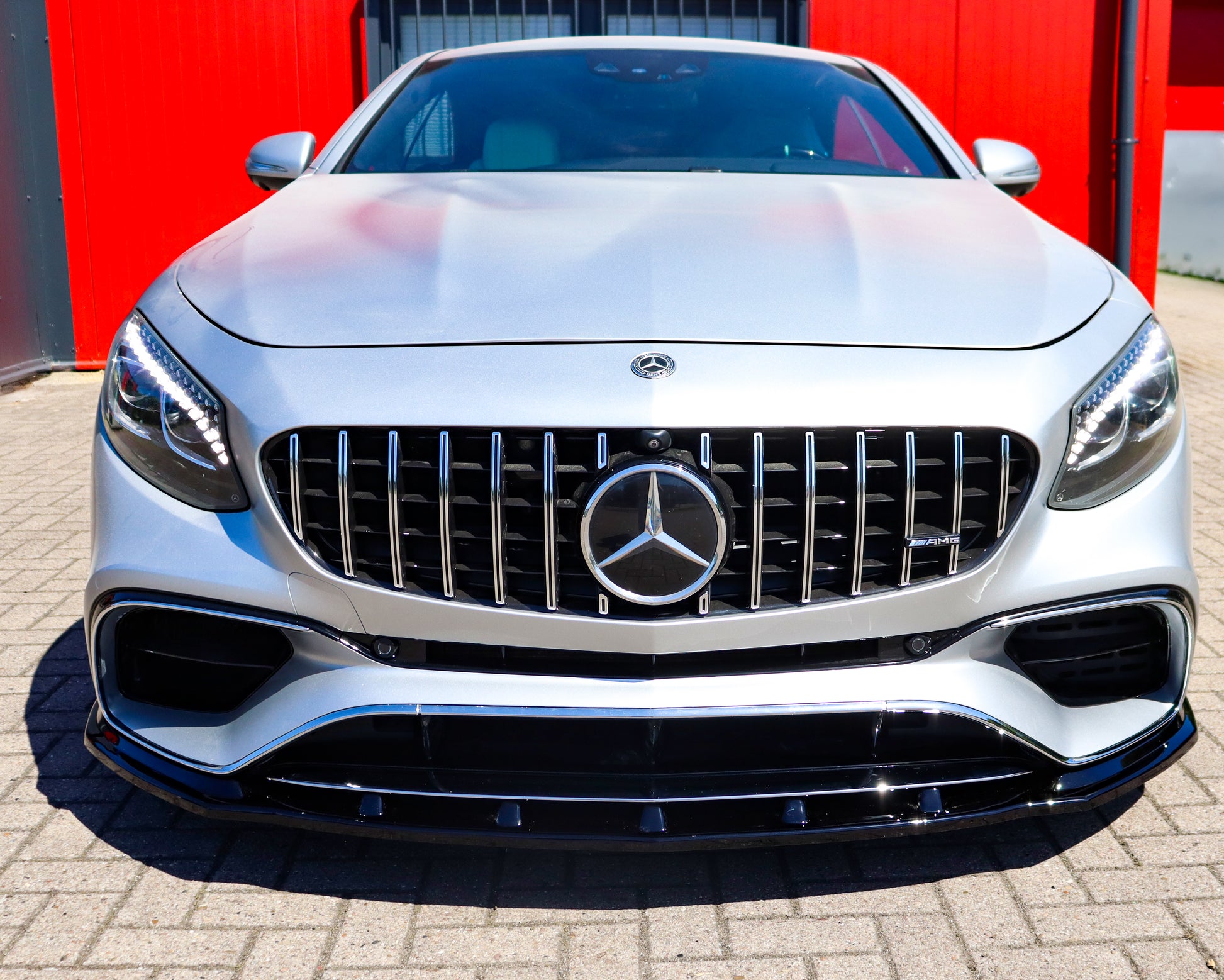 CUP Frontspoilerlippe aus ABS für Mercedes S-Coupe AMG + AMG-Line