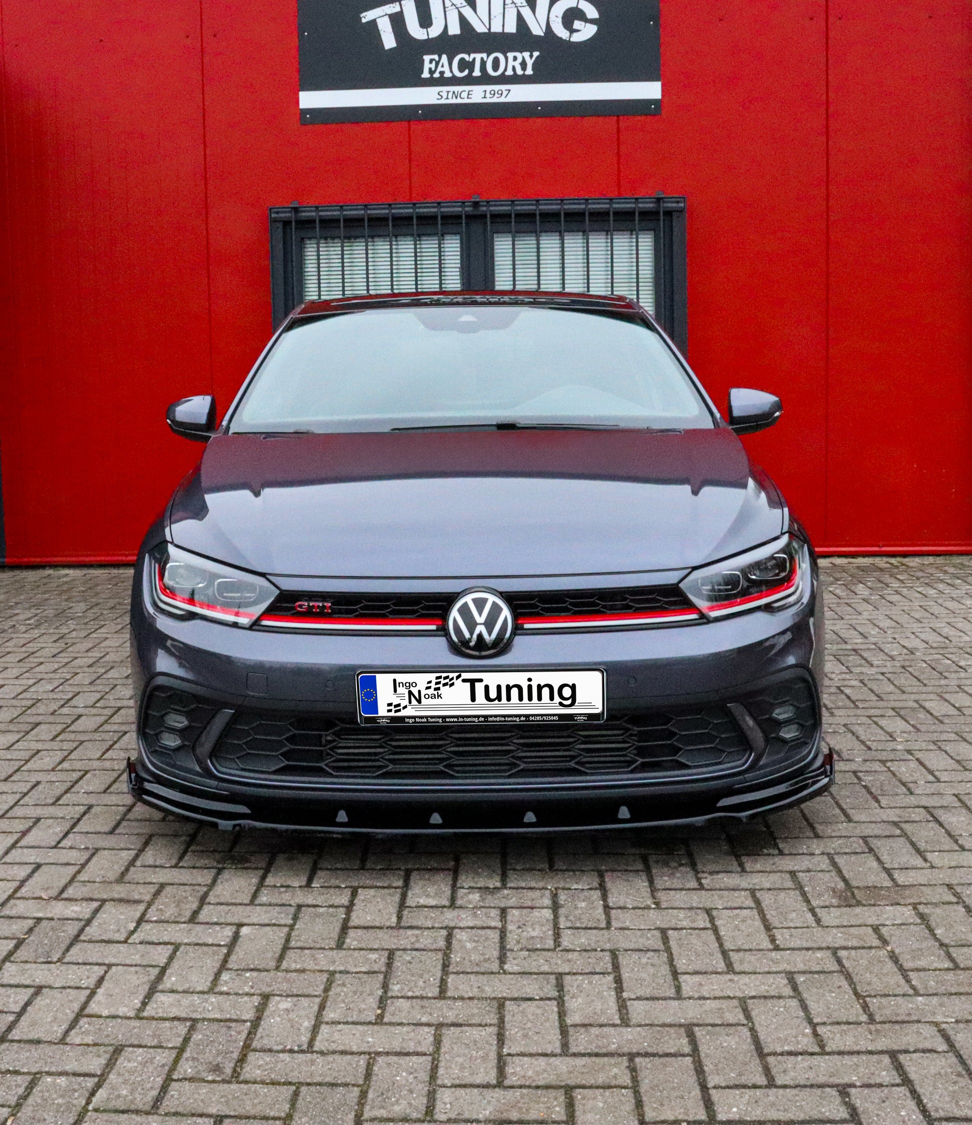 Spoilerschwert Cuplippe mit Wings für VW Polo 6 GTI 2G Facelift