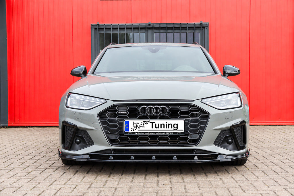 Cup Frontspoilerlippe mit Wings für Audi A4 B9 S-Line Facelift