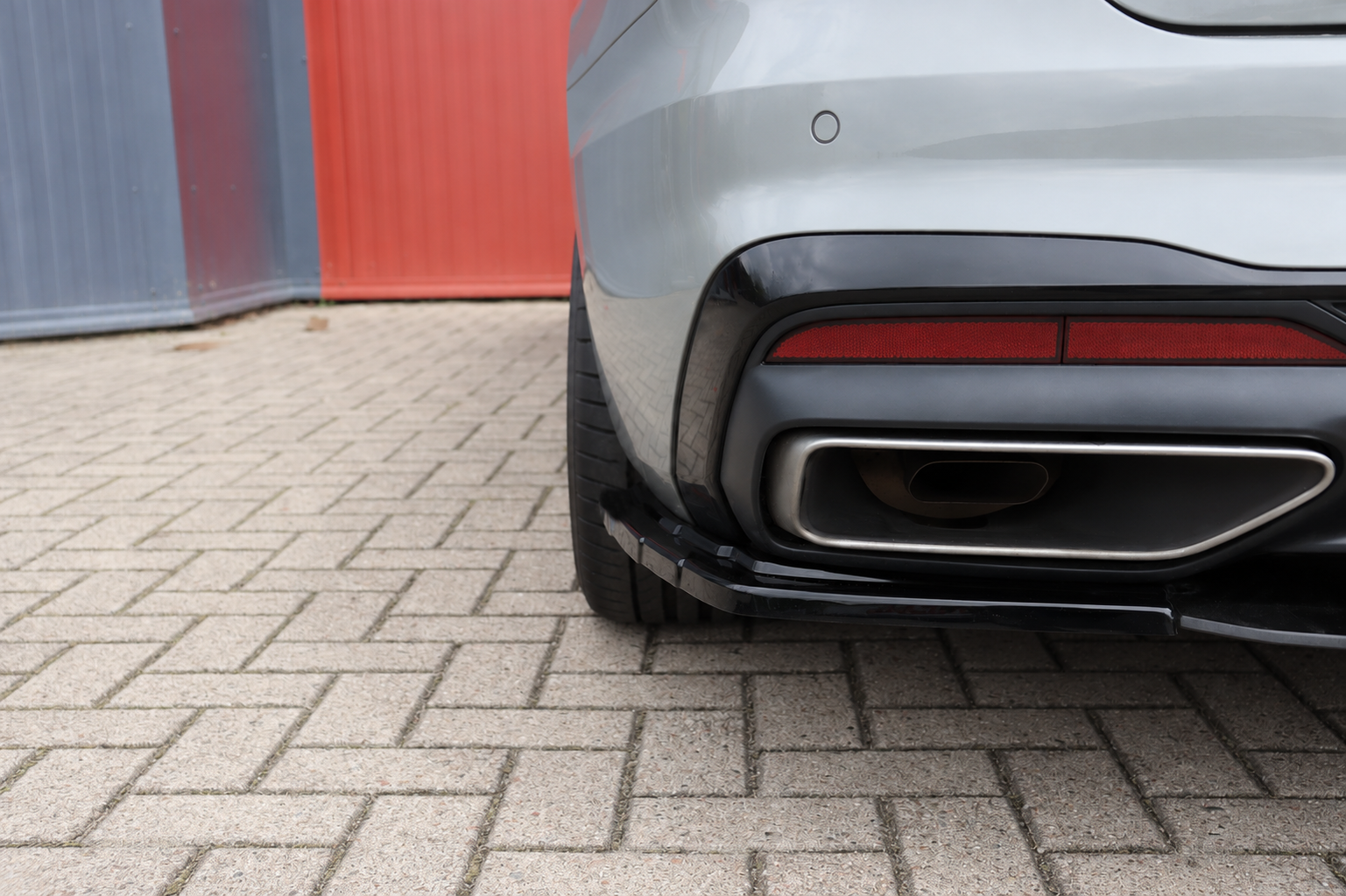 Heckansatz Seitenteile für Audi A4 B9 8W S-Line Facelift