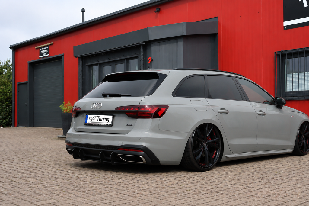 Gefräster Heckansatz für Audi A4 B9 8W S-Line Facelift