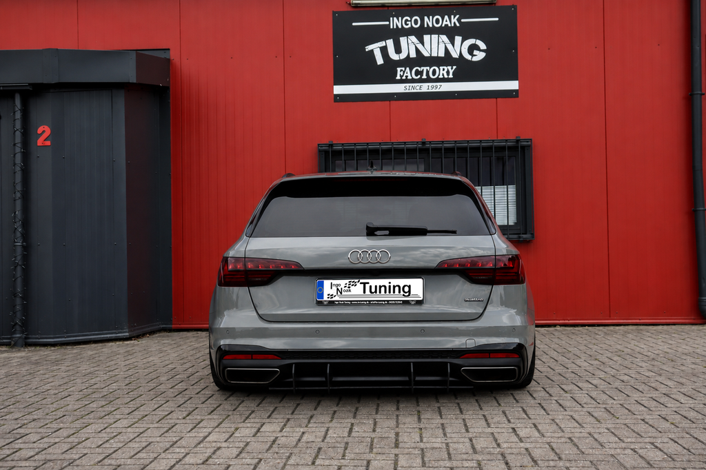 Gefräster Heckansatz für Audi A4 B9 8W S-Line Facelift
