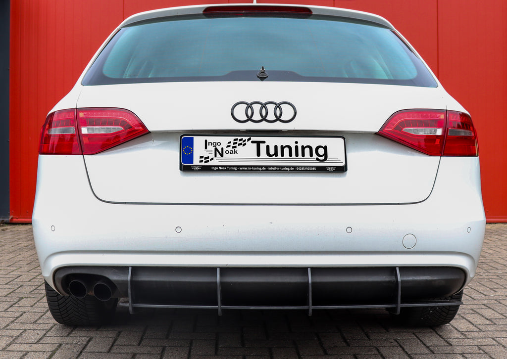 Heckansatz für Audi A4 B8 Avant Doppel-Endrohr links Facelift ohne S-Line