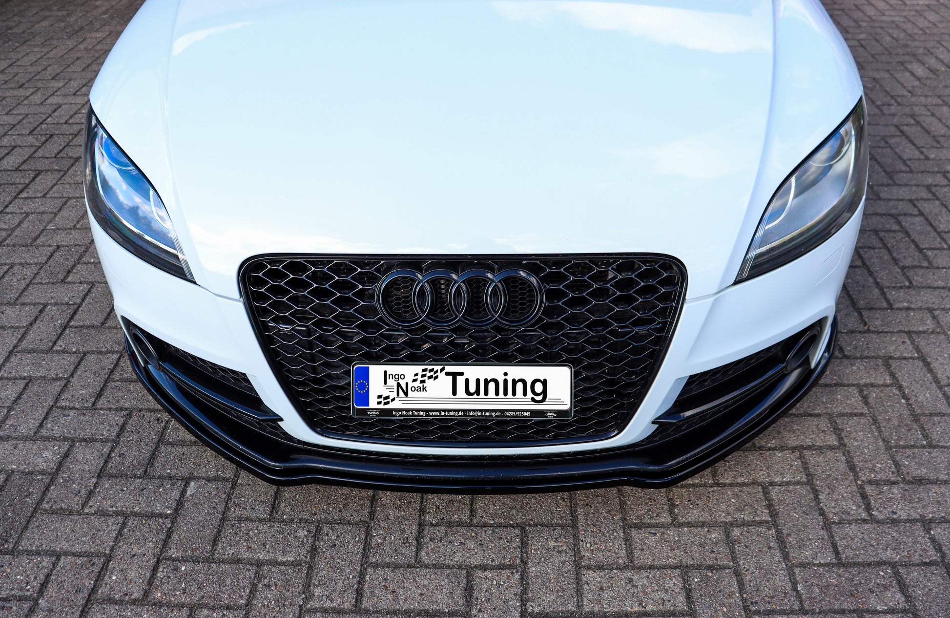 Vordere Spoilerlippe für Audi TT 8J S-Line Competition, Ingo Noak Tuning, aus ABS-Kunststoff, sportliches Design