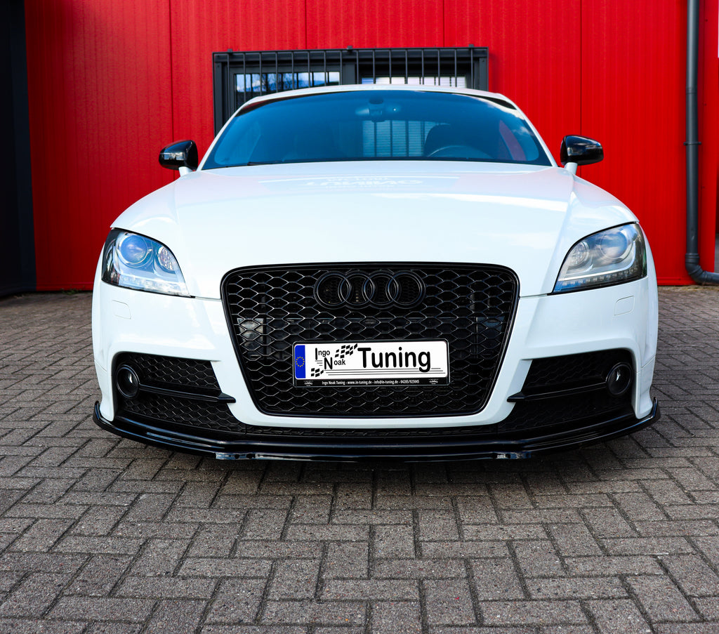 Frontspoilerlippe für Audi TT 8J S-Line Competition von Ingo Noak Tuning, aus ABS-Kunststoff, zeigt die sportliche Frontpartie.