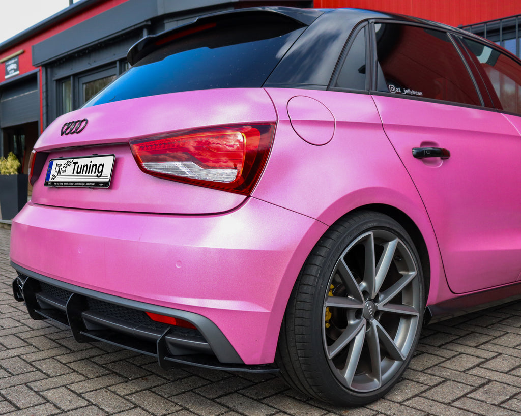 Gefräster Heckansatz für Audi A1 8X S-Line ab Bj.2014-2018