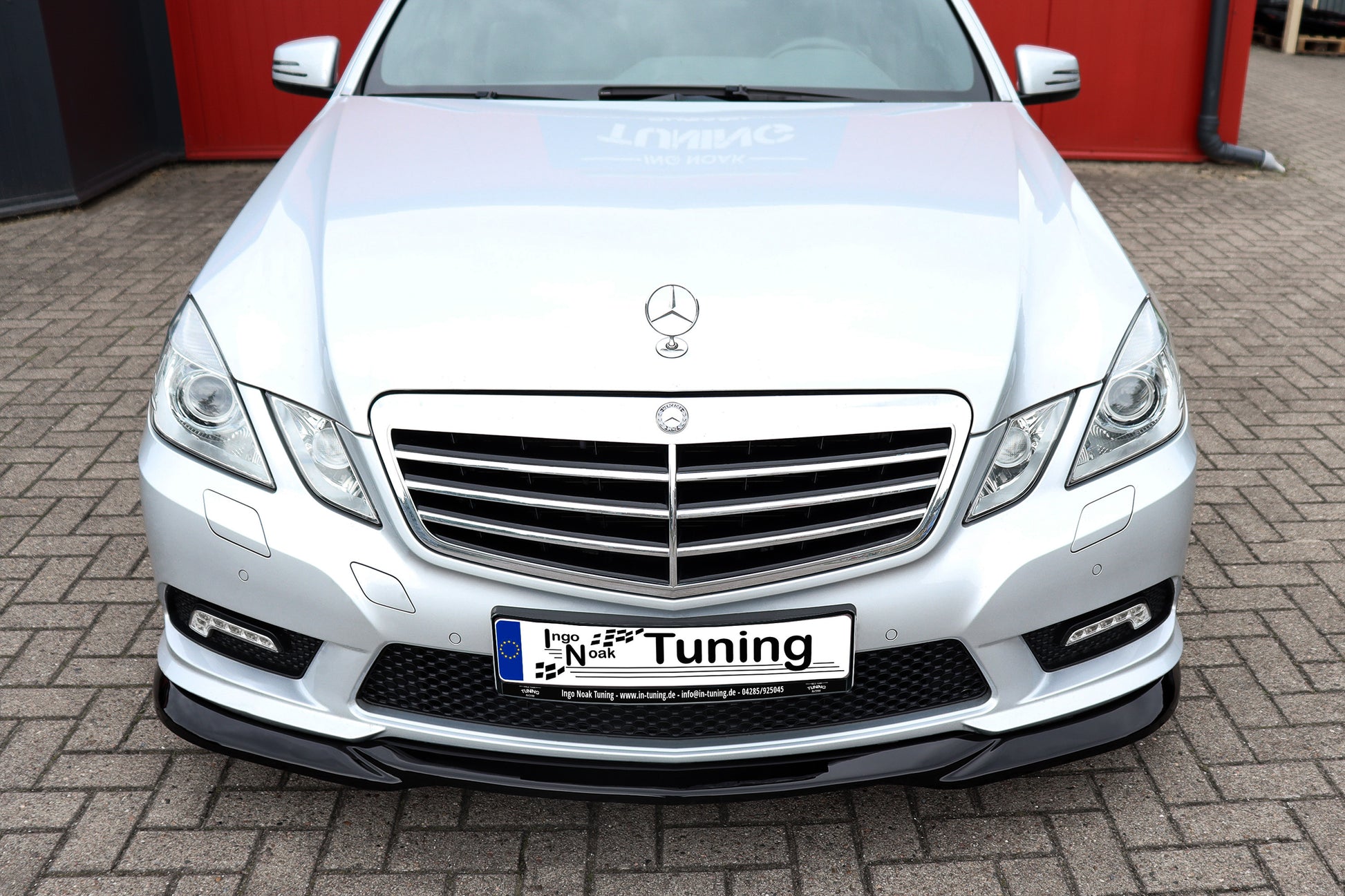 CUP Frontspoilerlippe aus ABS für Mercedes Benz E Klasse W212